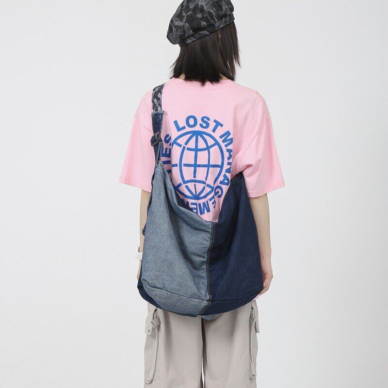 Women Tote Shoulder Bag Jeans Woman Handbags Bags Women Denim Girls Bag