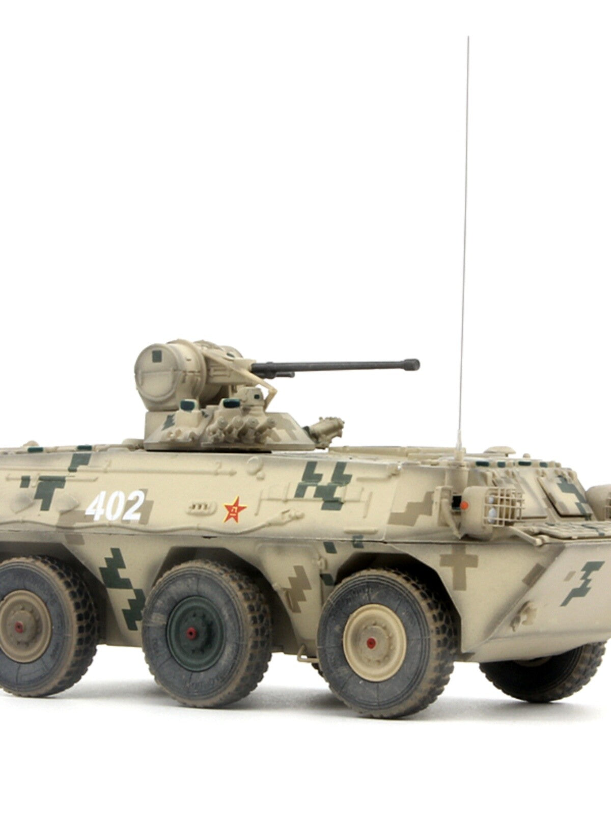 UNISTAR 1/72 China 92 wheeled infantry armored vehicle model digital sand paint
