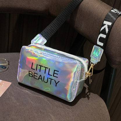 New Female Mini Laser Crossbody Bags PVC Casual Messenger Shoulder Bags Fashion