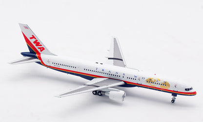 1:200 InFlight TWA BOEING 757-200 Passenger Airplane Diecast Aircraft Model