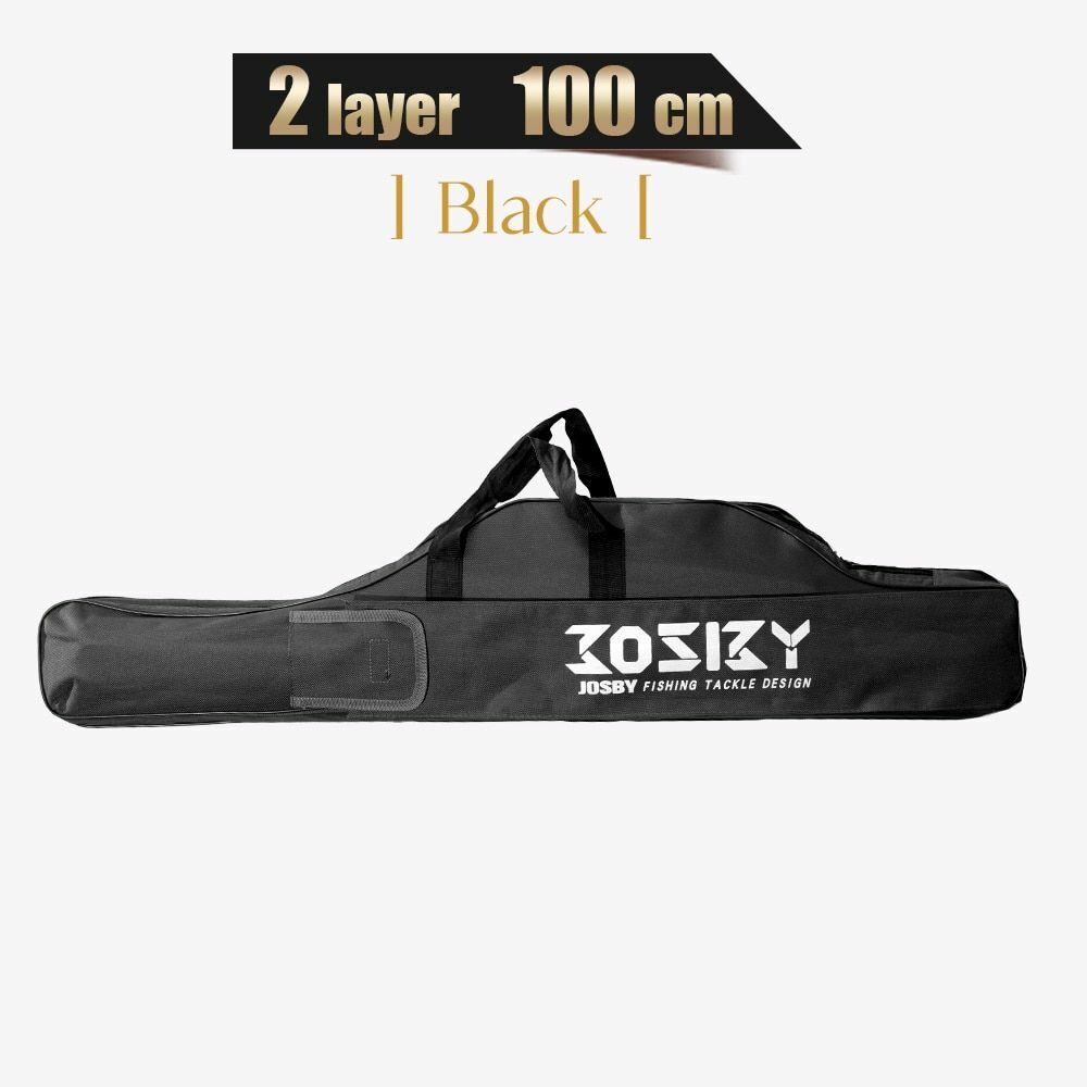 Fishing Rod Storage Bag Oxford Cloth Multifunctional 1/2/3 Layer Large Capacity