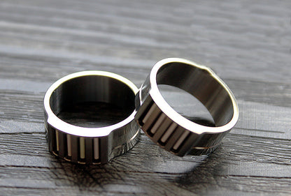 New TC4 Titanium Alloy Ring CNC Made Men Women Finger Rings Gift