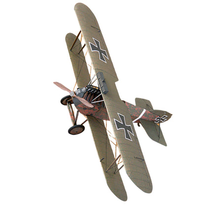 DIY 1:33 Phonix D II Fighter Paper Plane Model Military Puzzle Kit Unassembled