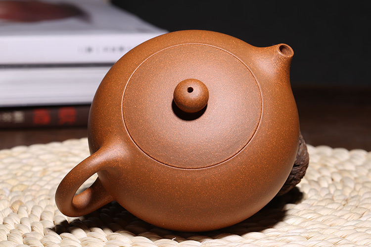 Tea Pot Chinese Yixing Zisha Duan Clay Full Handmade Marked Xishi Tea Pot 250ml
