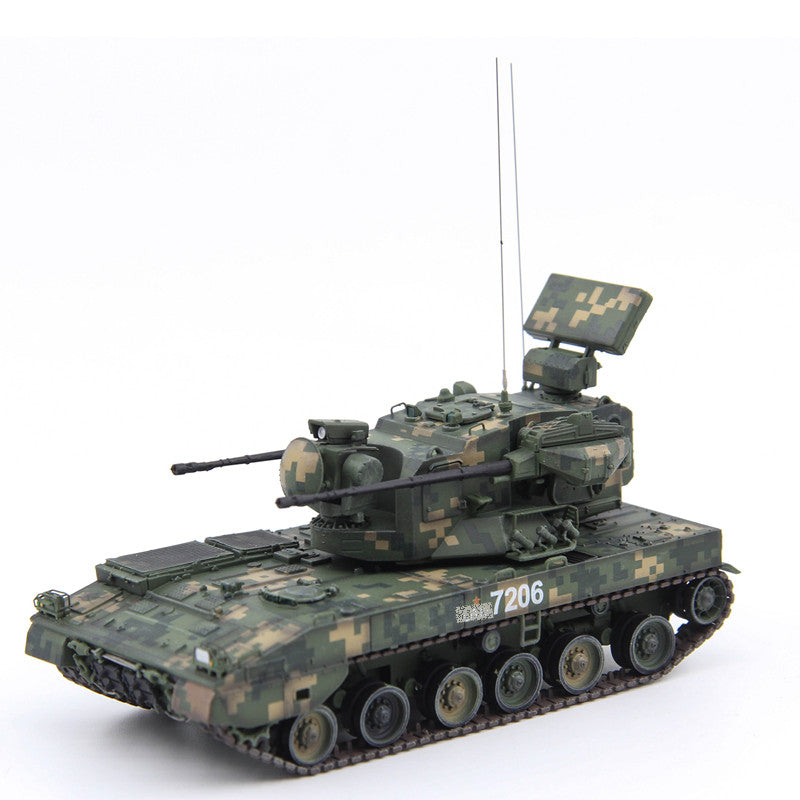 1:72 UNISTAR PGZ09 Self-propelled Anti-aircraft Gun Diecast ABS Armor Model