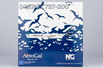 1:400 NG Model AeroGal BOEING 757-200 Passenger Aircraft Diecast Airplane Model