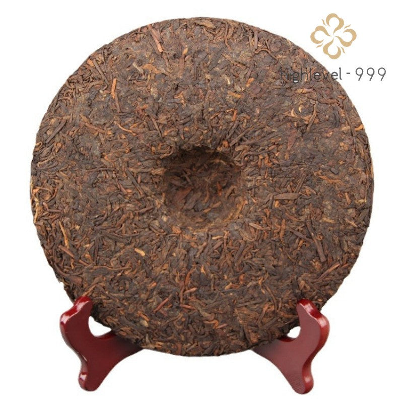 357G Ripe Pu'er Tea Brick, Dry Storage 2014 Shuangjiang Mengku Spring Fragrant Tea -