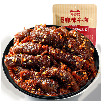 Shu Flavor Spicy Beef 100g Instant Beef Deli Snacks