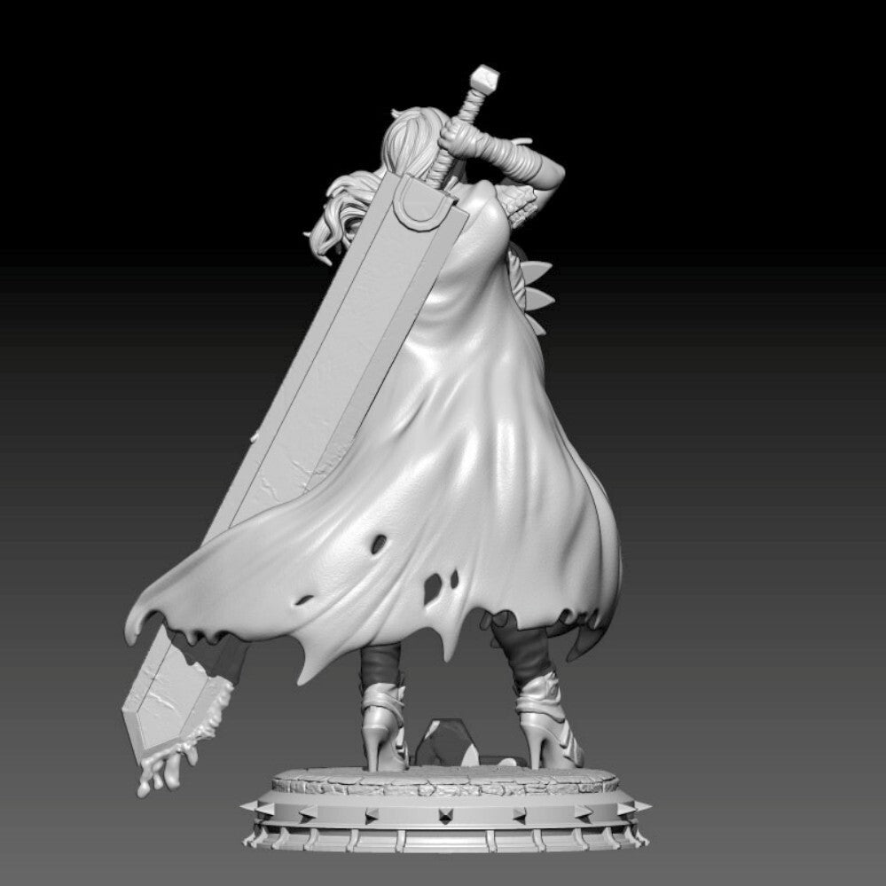 1/24 resin figure model Game Character Female Gus Guts Unassembled Unpainted