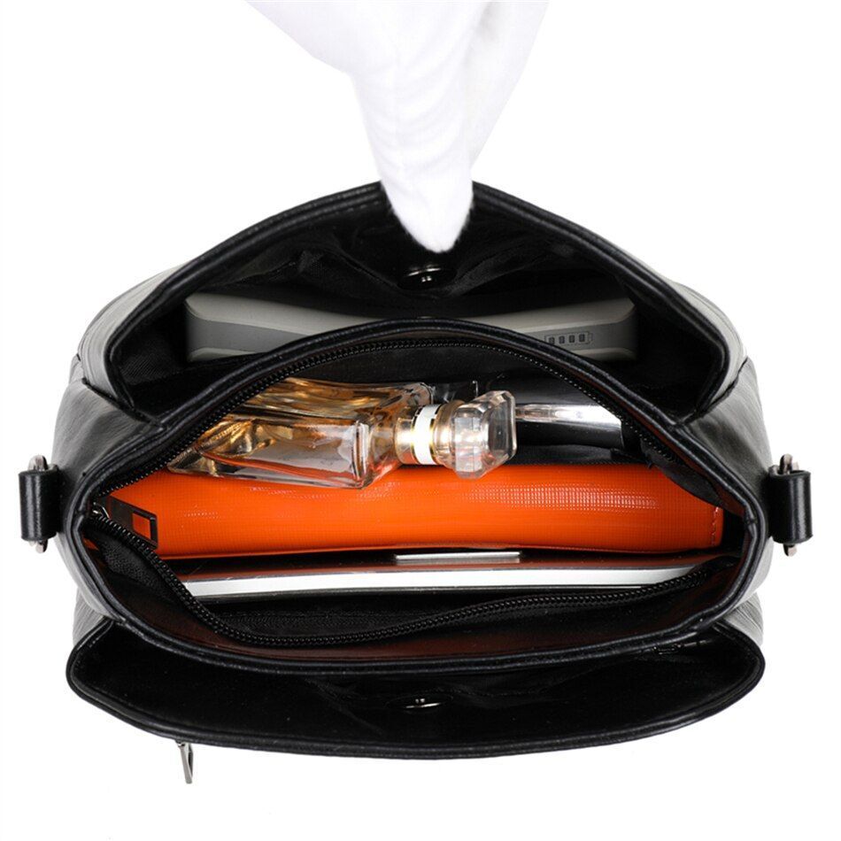 Fashion Leather Handbag Purse Small Crossbody Shoulder Messenger Bag Polyester
