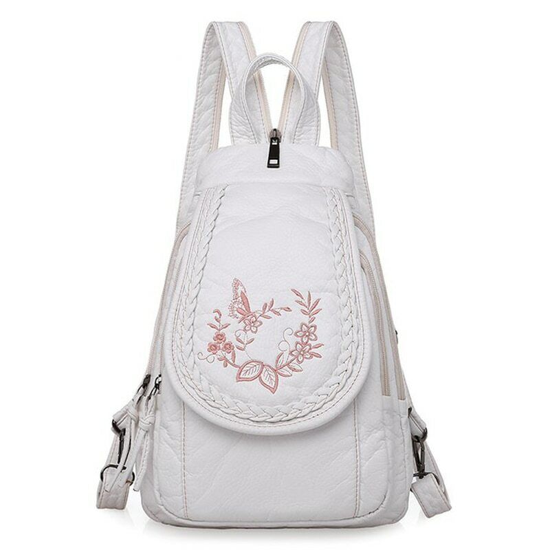 High Quality Backpack Women New Leather Backpack School Bag for Teenage Girls
