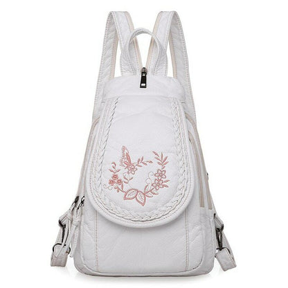 High Quality Backpack Women New Leather Backpack School Bag for Teenage Girls
