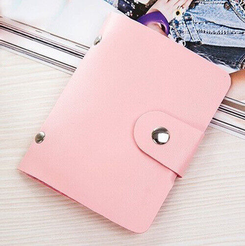 Credit Card ID Holder Women's Card Package Men's Leather Cards Bag Case Business