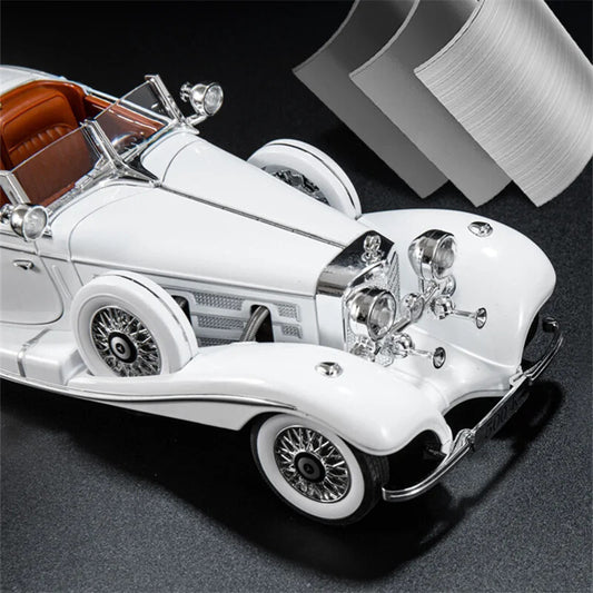 1:18 1936 Benzs 500K Alloy Classic Car Model Retro Car Hobby Sound Light Toy Car