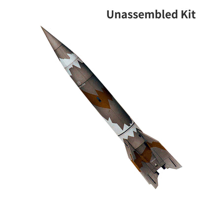 1:24 German V1 and V2 missiles 3D Paper Rockets Paper Model Unassembled Kit
