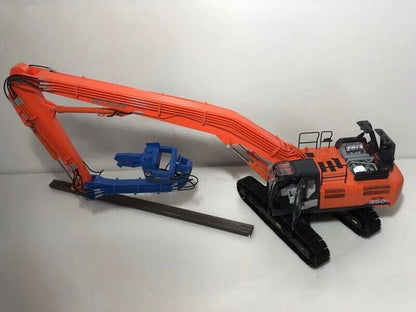 1:50 ZAXIS350-6 Pile Driver Construction Machine Equipment Diecast Model
