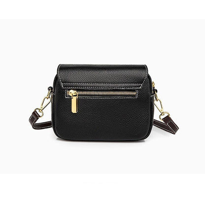 Fashion Bag Shell Sling Handbag Genuine Leather Vintage Shoulder Purse 19*15*7CM