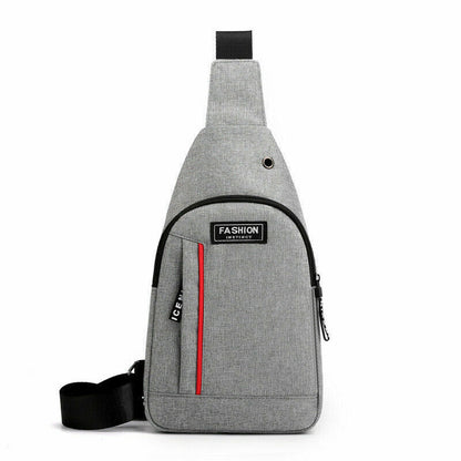 Men Shoulder Bag Crossbody Bag On Shoulder Travel Sling Bag Pack Chest Bag Male