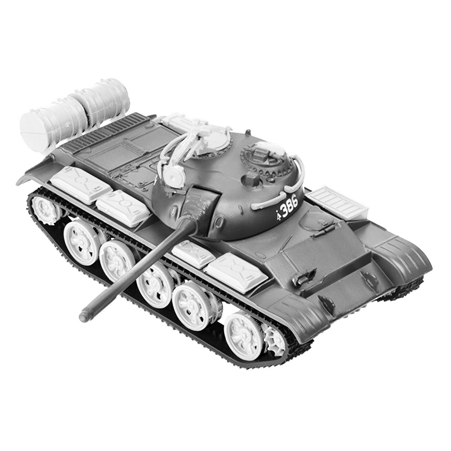 Retro Alloy 1:43 Russian Soviet T55 Medium Tank Model Simulation Collection N