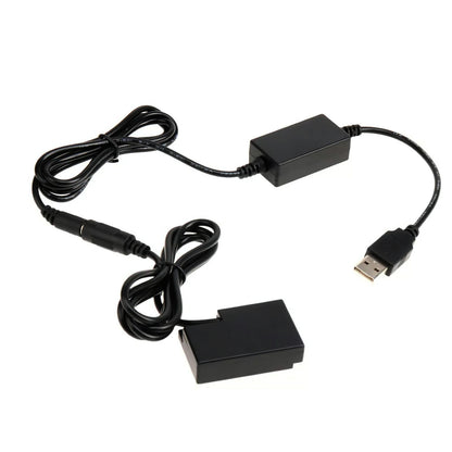 DR-E18 DC Coupler LP-E17 Dummy Battery USB Power Cable For Canon EOS RP 77D T7i