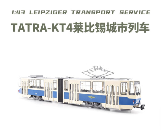 1:43 PremiumClassixxs TATRA-T1 Tram Prague Line 5001 Passenger Car Diecast Model