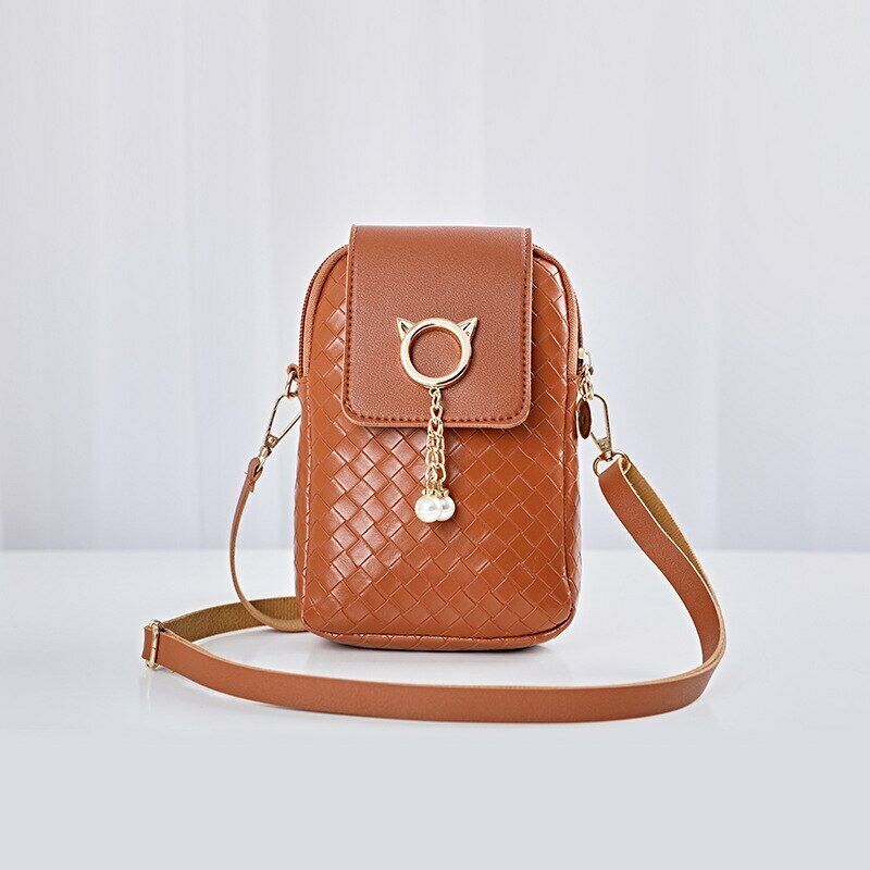 New Female Autumn Winter Mini Cross-body Shoulder Bags Pearl Tassel Diagonal Bag