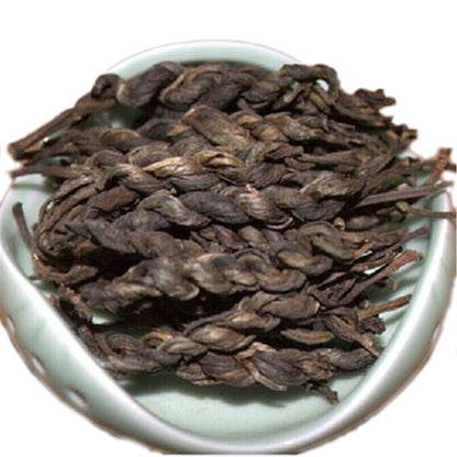 High Quality Yunnan Snowy Handmade Plait Puer Tea Cha Pu-Erh Tea Healthy Food