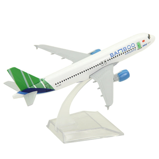 1/400 15cm Aircraft Vietnam Bamboo A320 Alloy Plane Model Airplane Craft