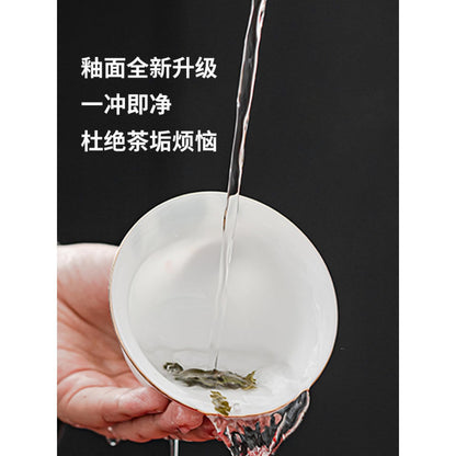 Jade Ceramics Gaiwan Tea Set 165ml 6oz Porcelain Heat-resistant Kungfu Tea Set