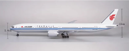 47CM 1:157 AIR CHINA BOEING 777-300ER Airplane Landing Gears Resin Plane Model
