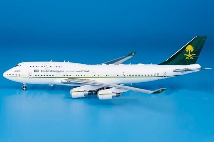 1:400 JC Wings Kingdom of Saudi Arabia BOEING 747-400 Airplane Diecast Model
