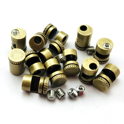 3PCs. Thumb Stud Brass for Buck 110 Suitable knife back thickness 3.1/3.5/4mm