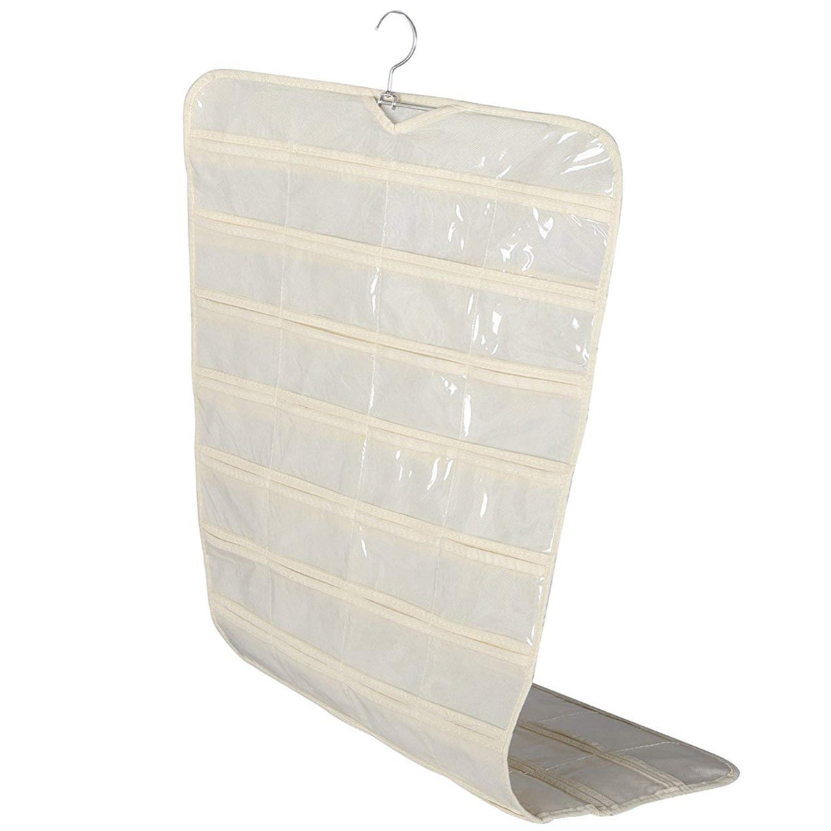80 Pocket Hanging Jewelry Organizer (Hanger Included)