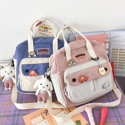 Backpack Student College Schoolbag Book Backpack Fashion Shoulder Bag 28*31*10CM