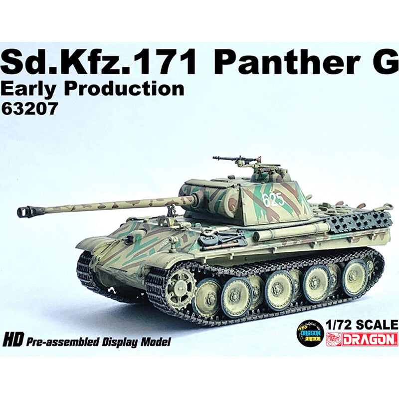 1/72 Dragon 63207 Sd.Kfz.171 Panther G German Leopard Tank Early Finished Model
