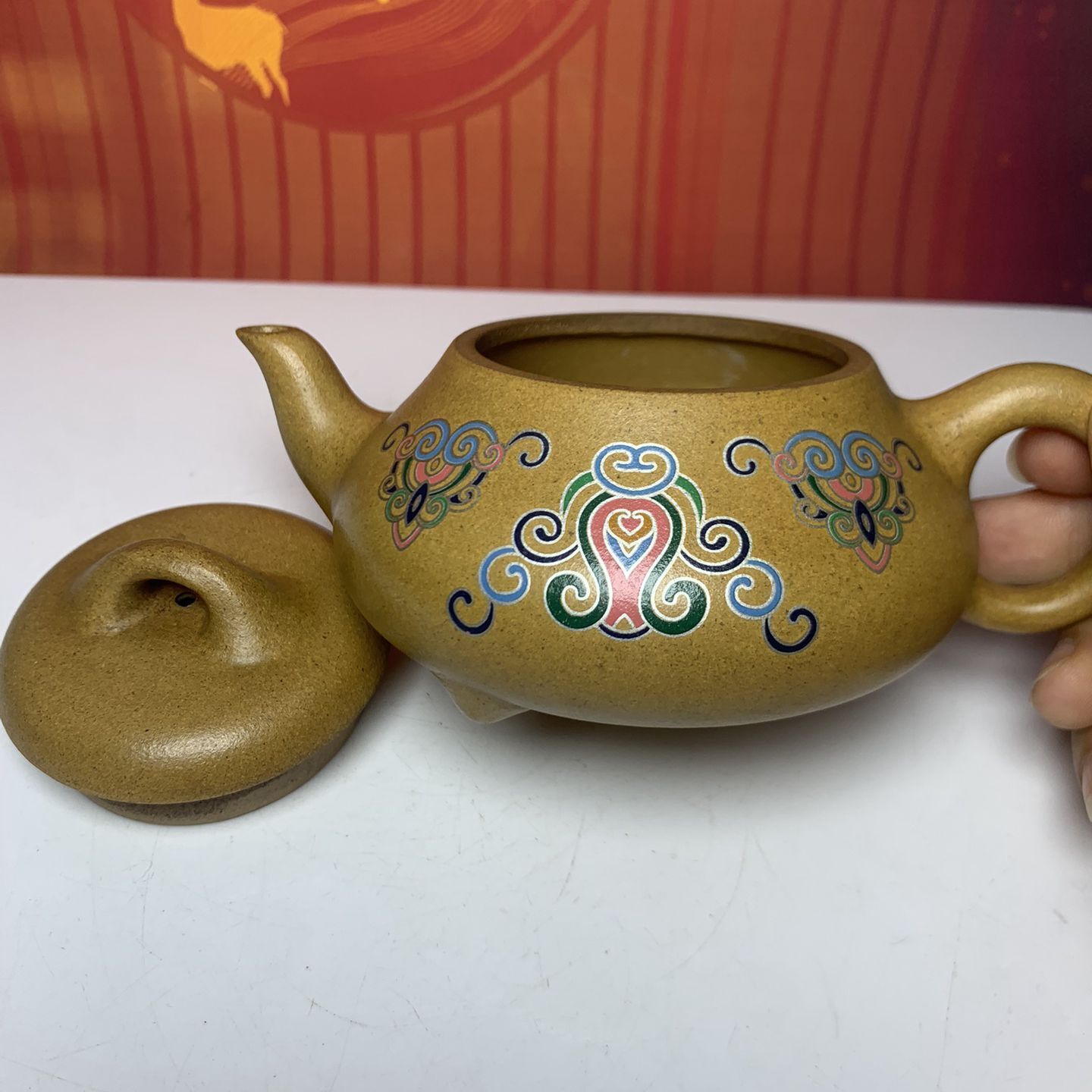 Vintage Chinese Yixing Purple Clay Teapot Zisha Ceremony Fashion Gift Teaware