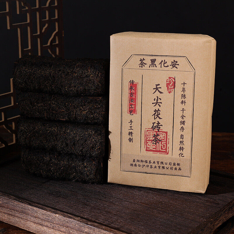 1000kg Anhua Black Tea Golden Flower Hand-built Fu Brick Tea Golden Black Tea