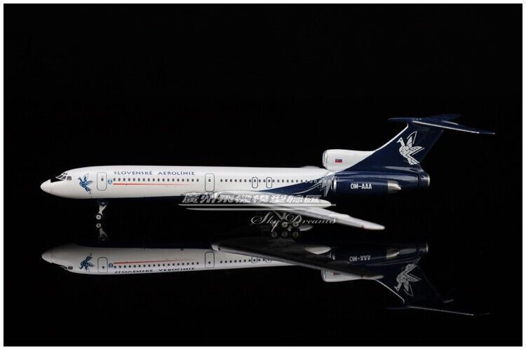 1:400 Phoenix Slovak Airlines Tupolev TU-154M Passenger Airplane Diecast Model