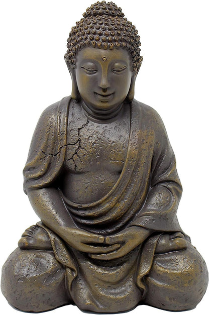 Buddha Statue Meditation Resin Table Top Figurine Home Feng Shui Decoration Gift
