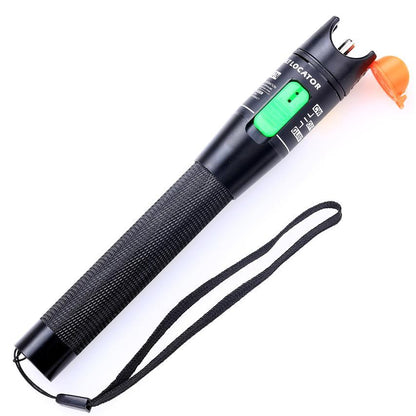30mw Metal Fiber Optic Cable Tester Red Light Source Visual Fault Locator