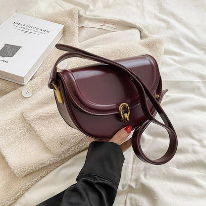 Saddle Crossbody Bags Women PU Leather Small Shoulder Handbags and Purses Bag