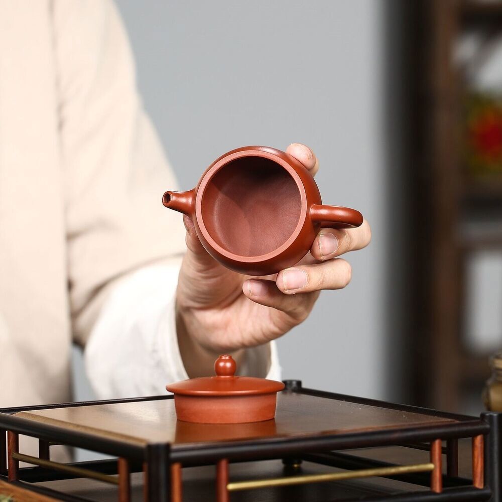 100ml Chinese Tea Pot Real Yixing Zisha Dahongpao Clay Marked Handmade Pot New