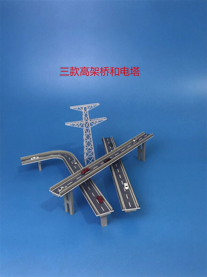 1/300 Scale Railway Station Scene Building City High-Rise Building Model Toy