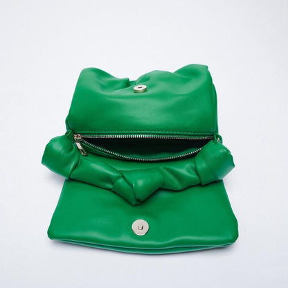 Synthetic Leather Shoulder Bag Messenger Purse Luxury Large Capacity Cloud Bags
