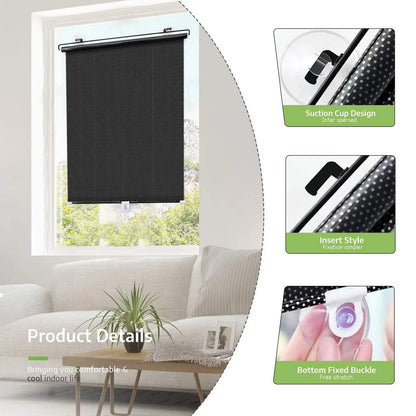 Blackout Roller Blinds | Nail-Free Privacy Curtains for Windows