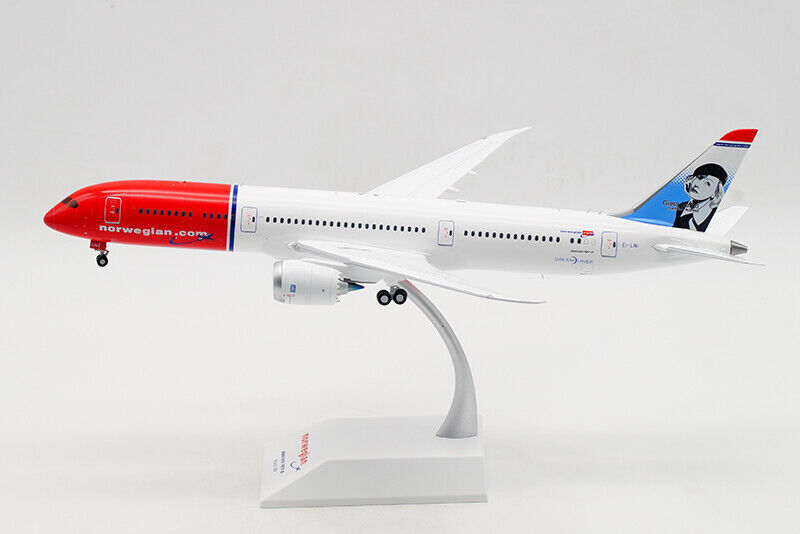 1:200 32CM JC WINGS Norwegian BOEING 787-9 Passenger Airplane Diecast Model