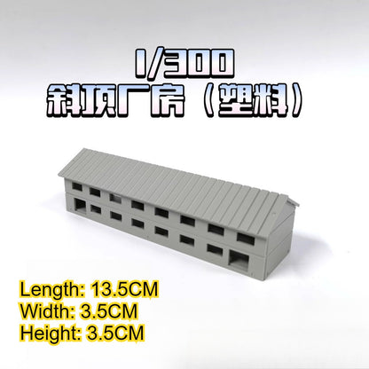 1:300/500 Mini Factory Building Model City Railway Scene Display Model