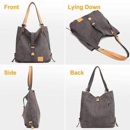 Women Handbag Shoulder Bag Lady Tote Purse Canvas Backpack Girl Fashion Bag Gift