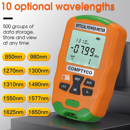 AUA-D7 Handheld Fiber mini Optical Power Meter with LED Lighting -70+10dBm