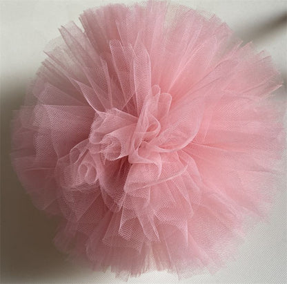 Party Decoration 5Pcs Tulle Pompom Birthday Wedding Baby Shower Venue Decor 20cm